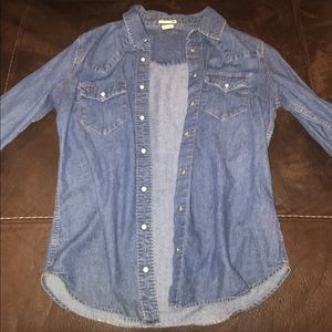 Denim Button Down Shirt